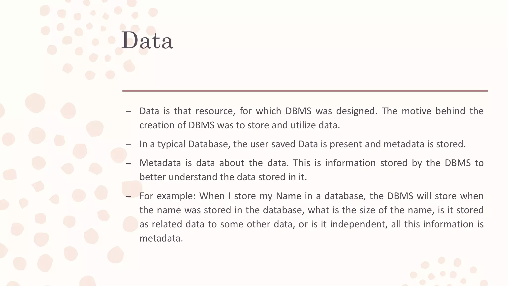Introduction to Database