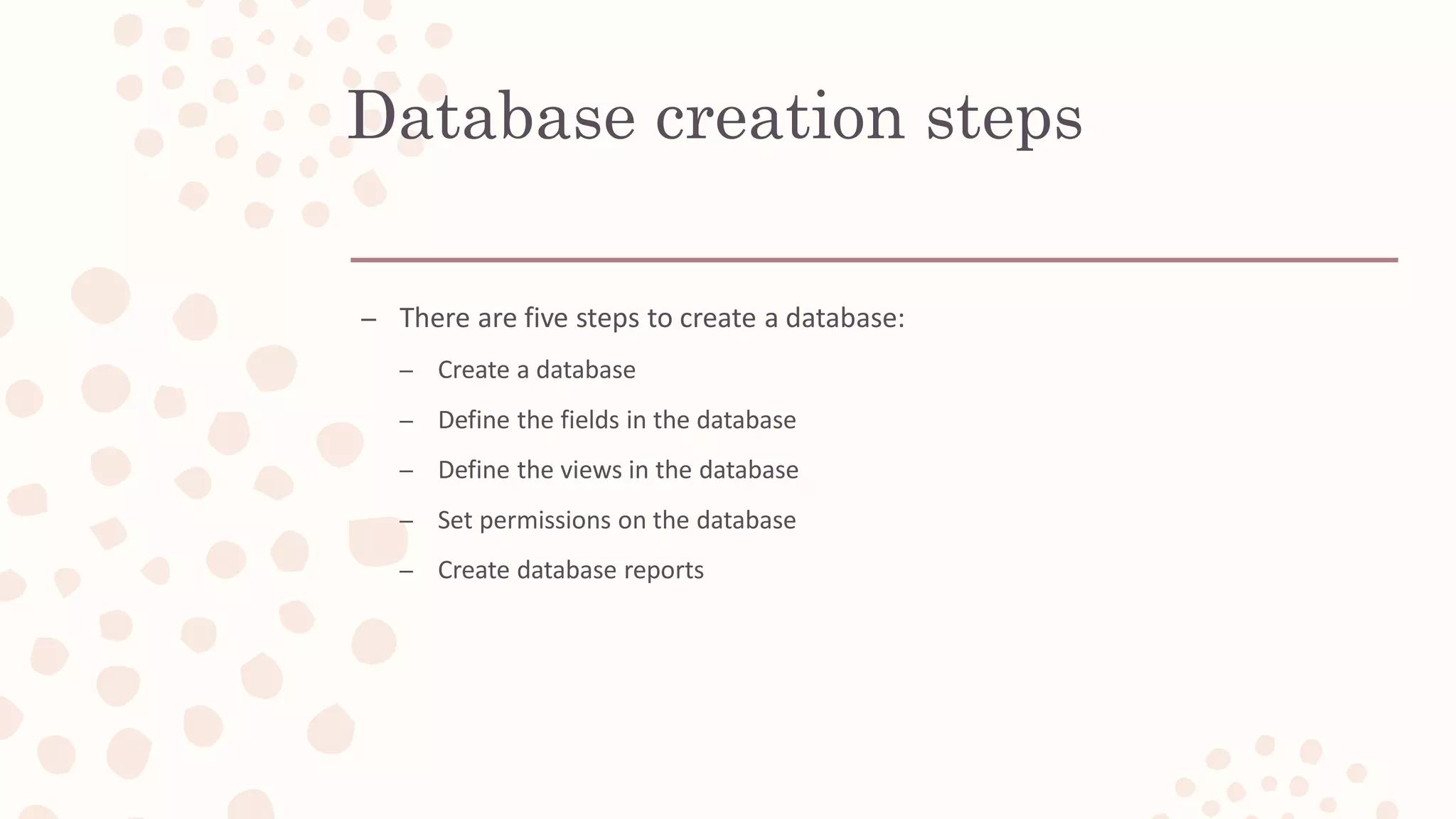 Introduction to Database