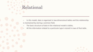 Introduction to Database
