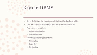 Introduction to Database
