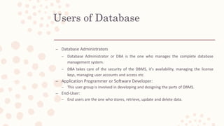 Introduction to Database