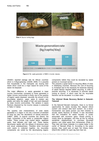 Solid Waste Management: Recovery, Reuse and Recycling in Sekondi ...