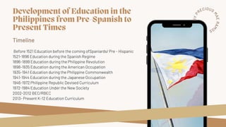 Historical Foundation of Curriculum in the Philippines | PDF
