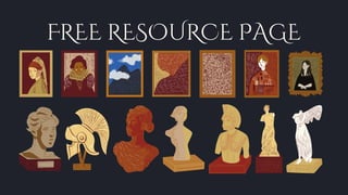 FREE RESOURCE PAGE
 