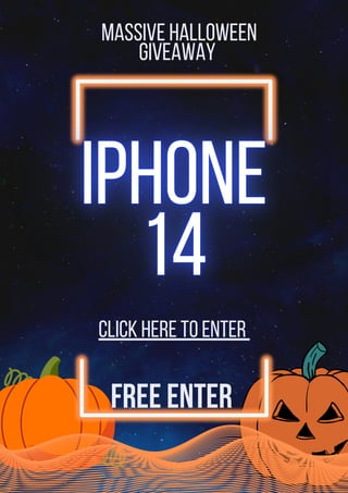 Halloween iphone 14 giveaway 