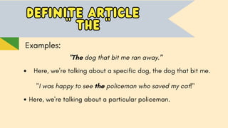 Something Definite Example Nouns | PDF