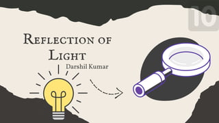 Darshil Kumar
Reflection of
Light
 