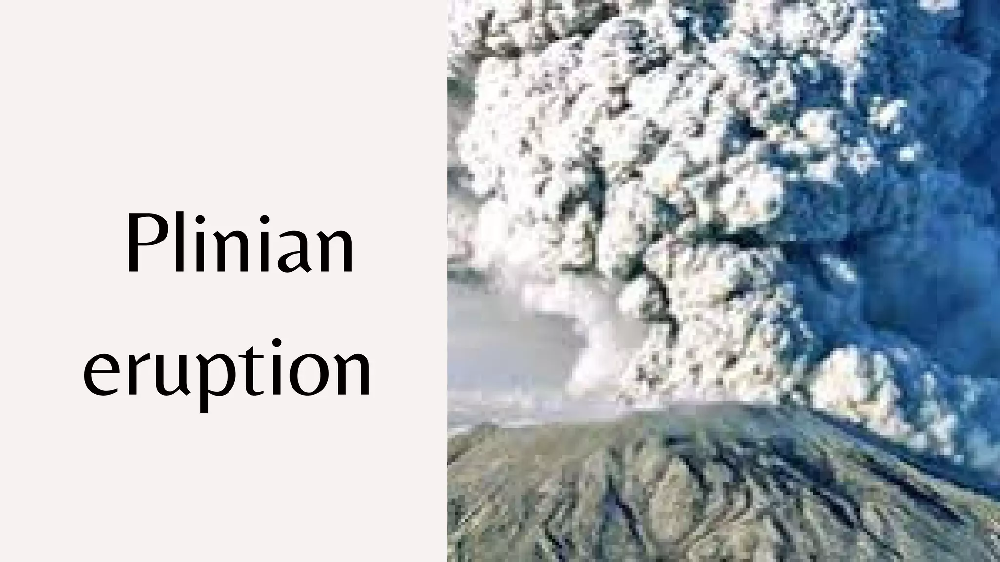 Types of volcanic eruptions. | PDF