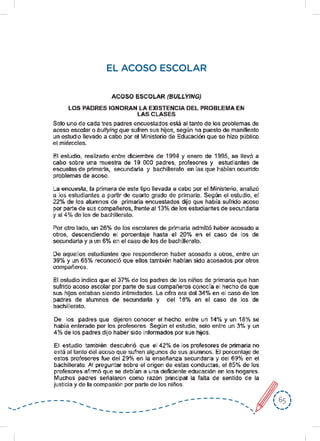 6565
EL ACOSO ESCOLAR
 