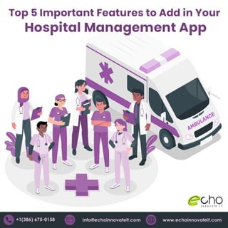 Features for Healthcare App Development
