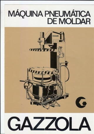 Catalogo Maquinas de Moldar Gazzola mod. 3313/4318/5588