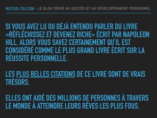27 Citations Inspirantes Du Livre Reflechissez Et Devenez Riche N