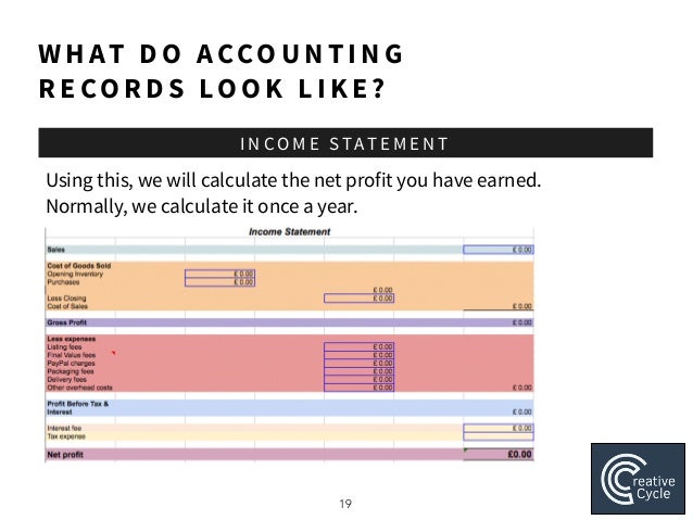 how to keep accounts in excel