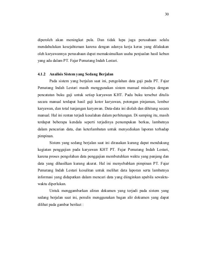 ANALISIS DAN PERANCANGAN SISTEM INFORMASI PENGGAJIAN 