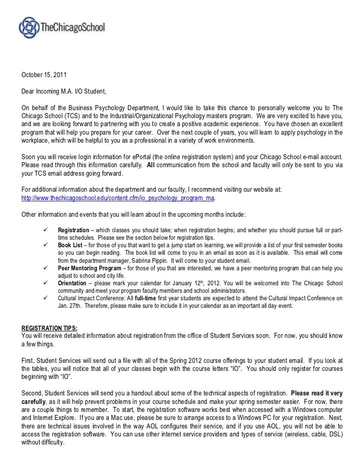business welcome letter