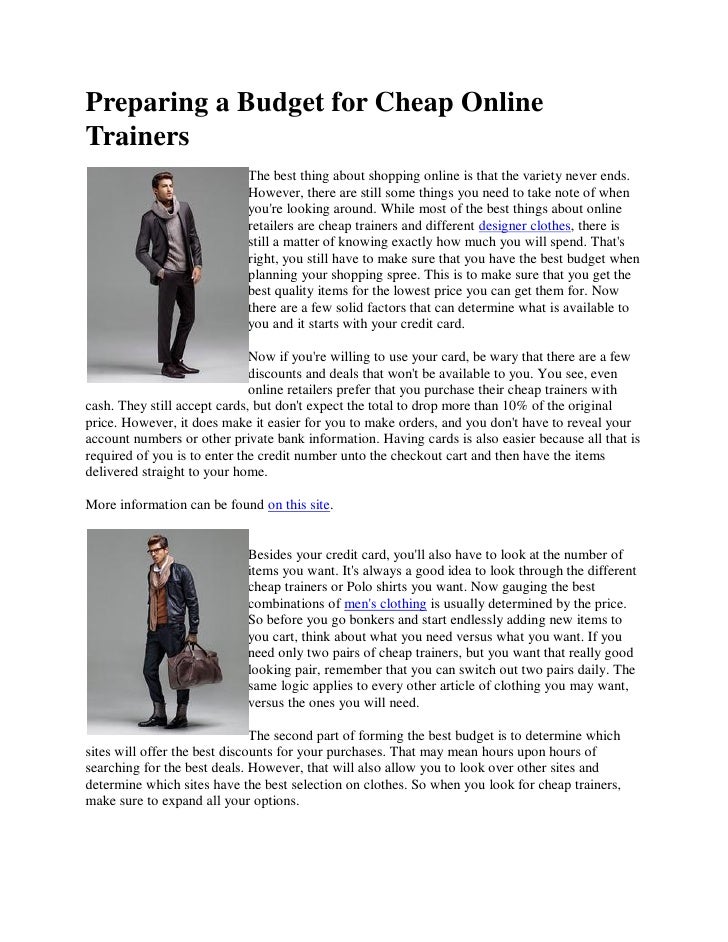 discount trainers online