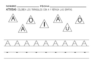 FICHAS VOCAL A MAYÚSCULAS