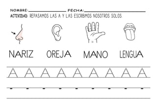 FICHAS VOCAL A MAYÚSCULAS