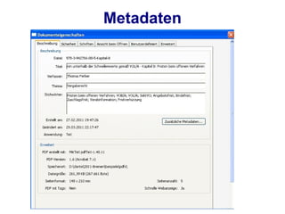 Metadaten
 