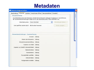 Metadaten
 