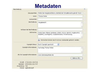 Metadaten
 