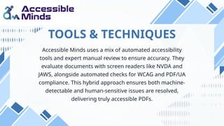 PDF Accessibility Services | Accessible Minds | PPTX