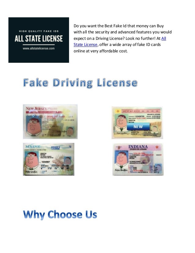 Fake Drivers License Online