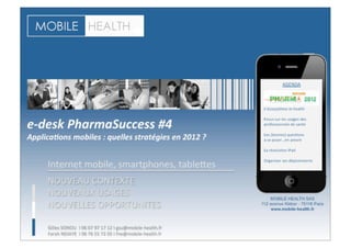 Pdf_atelier mobile_health_pharmasuccess