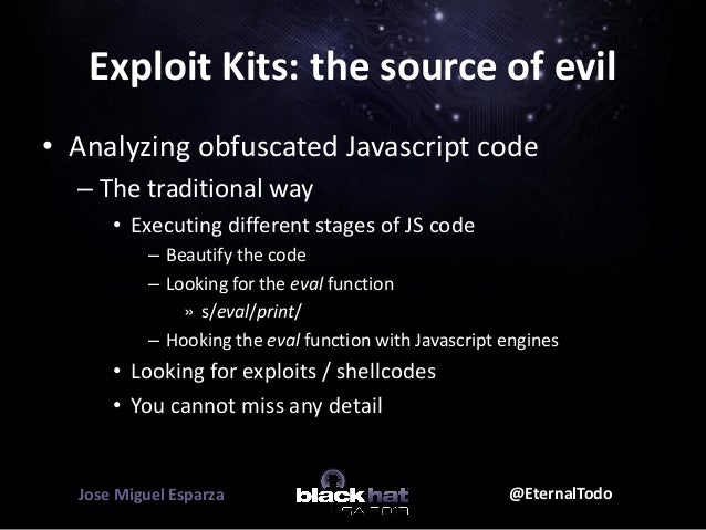PDF Attack: A Journey from the Exploit Kit to the Shellcode