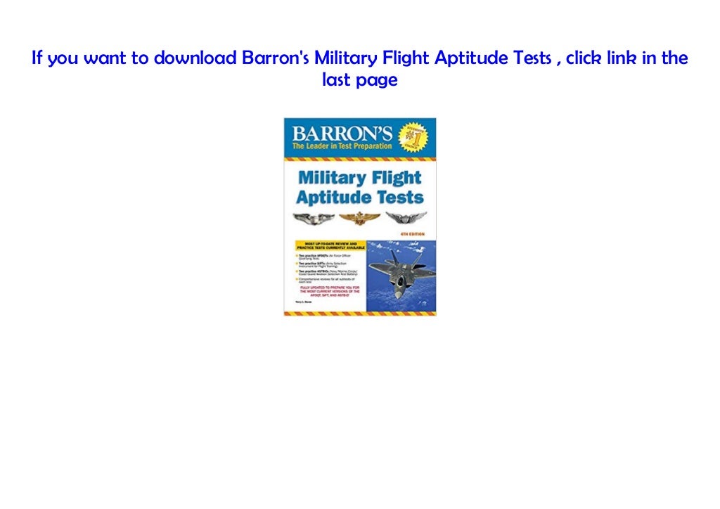 read-barron-s-military-flight-aptitude-tests