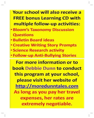 Be Bully Free Elementary School program with Professional Storyteller Debbie Dunn