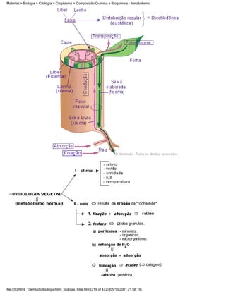Matérias > Biologia > Citologia > Citoplasma > Composição Química e Bioquímica - Metabolismo




file:///C|/html_10emtudo/Biologia/html_biologia_total.htm (219 of 472) [05/10/2001 21:56:19]
 