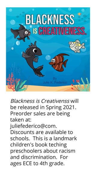 Blackness is Creativeness  Released Spring 2021