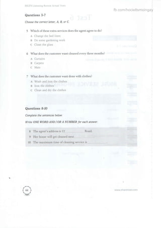 [@pdfbooksyouneed] IELTS Listening Recent Actual Tests 1.pdf