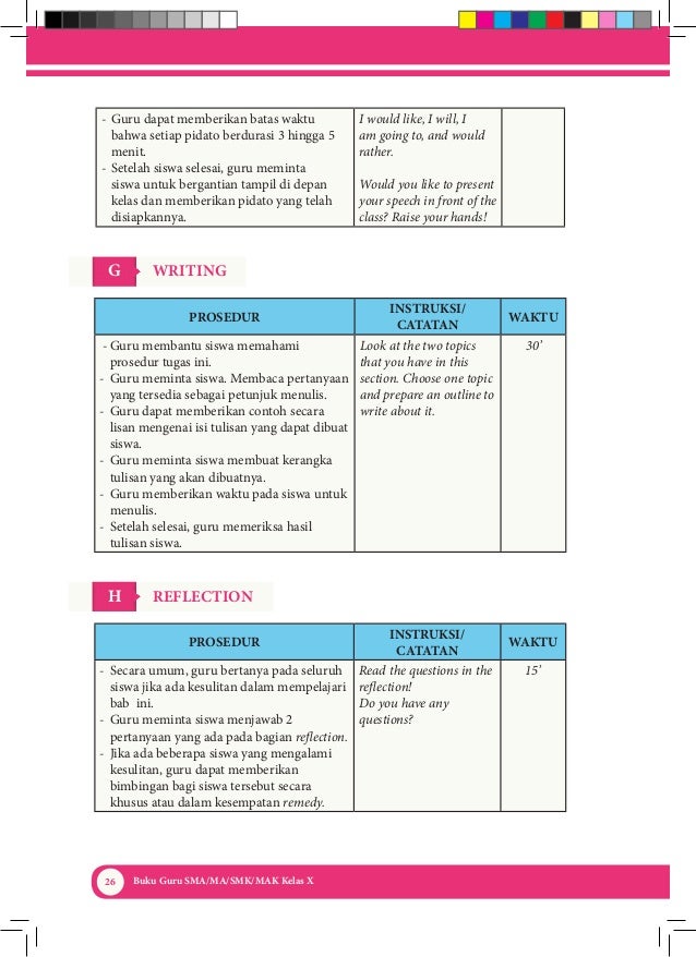 Buku Bahasa Inggris Kelas X (Kurikulum 2013) Kemendikbud 