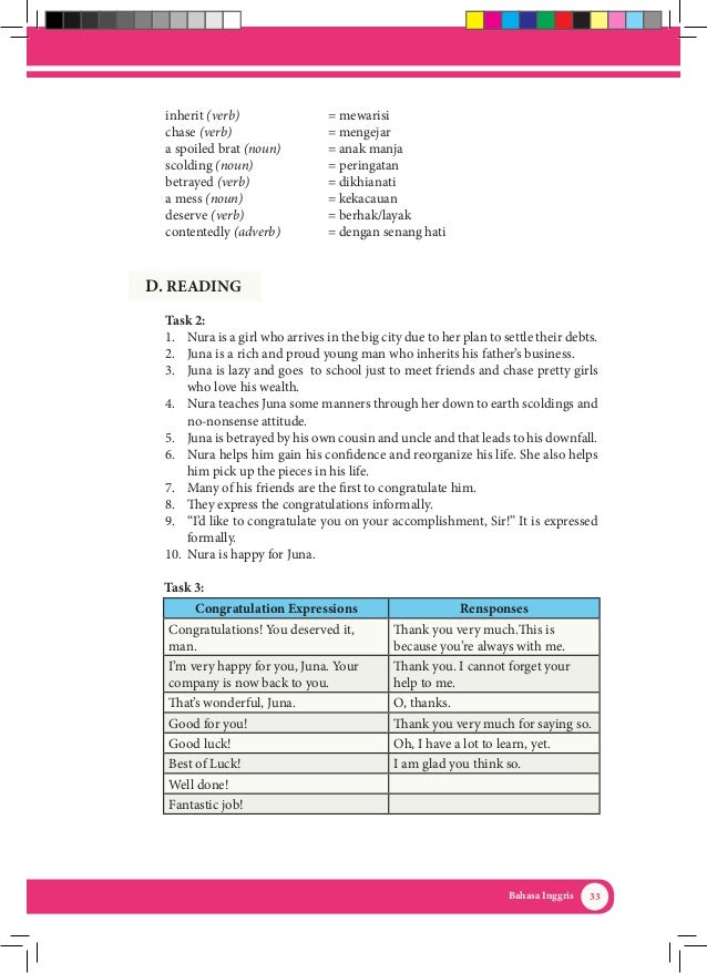 Buku Bahasa Inggris Kelas X (Kurikulum 2013) Kemendikbud 