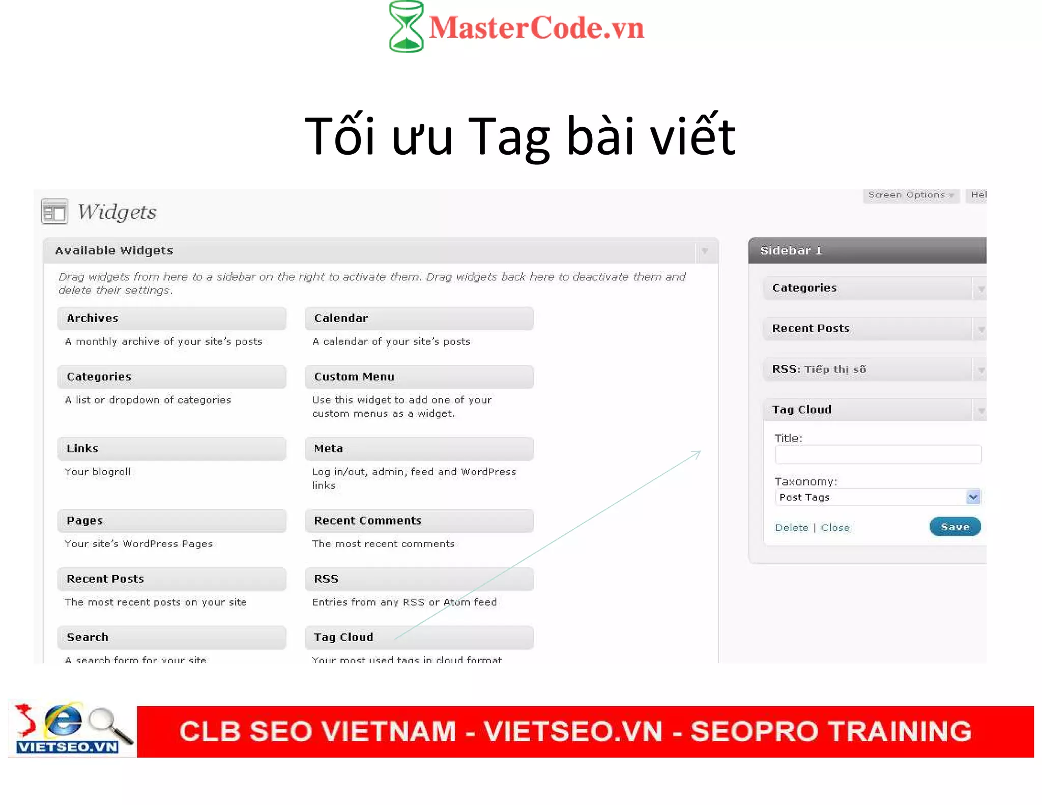 Tối ưu Tag bài viết
 