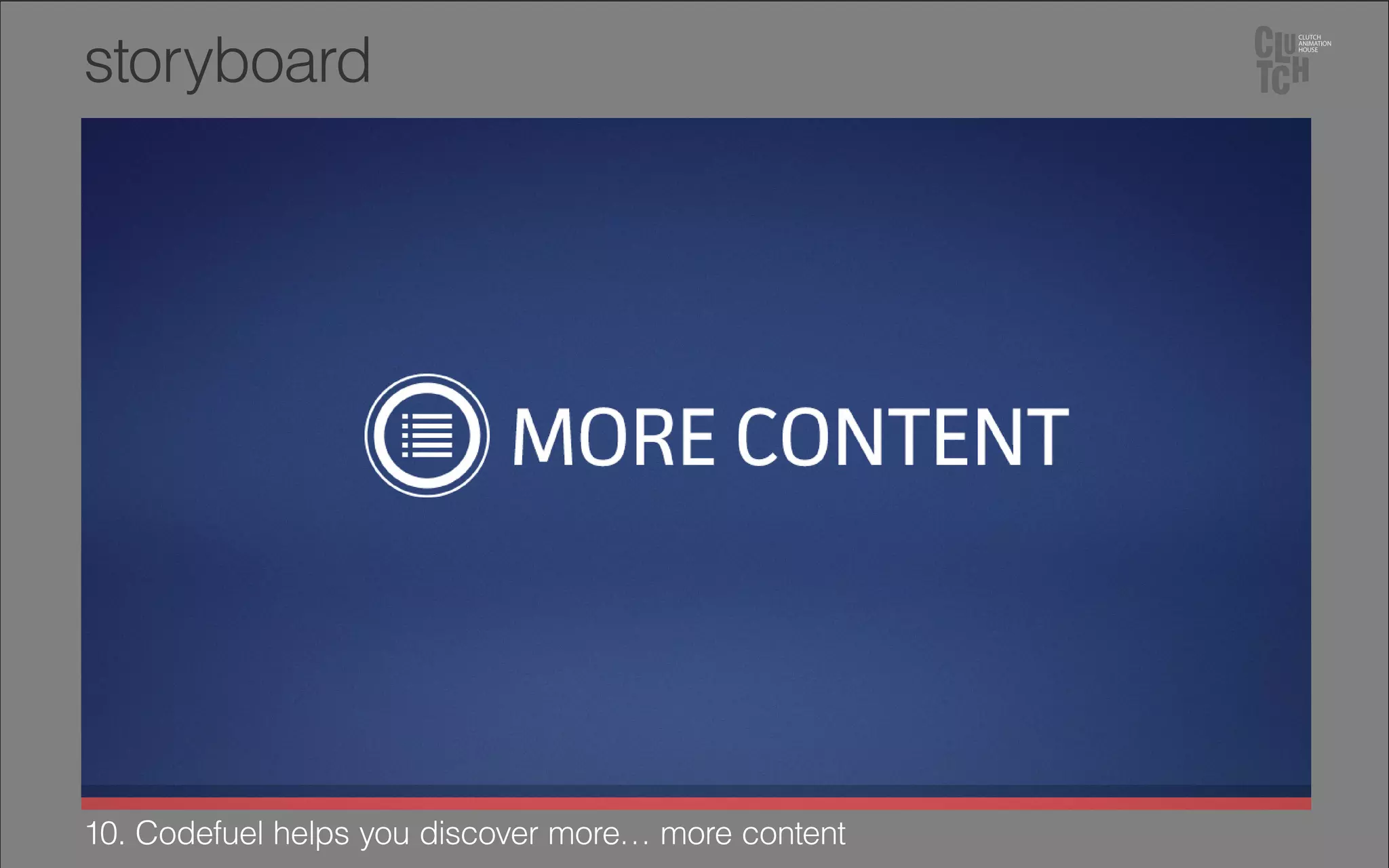 10. Codefuel helps you discover more… more content
storyboard
 