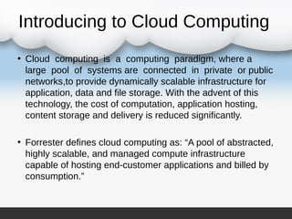 Cloud Computing Fundamental | PDF