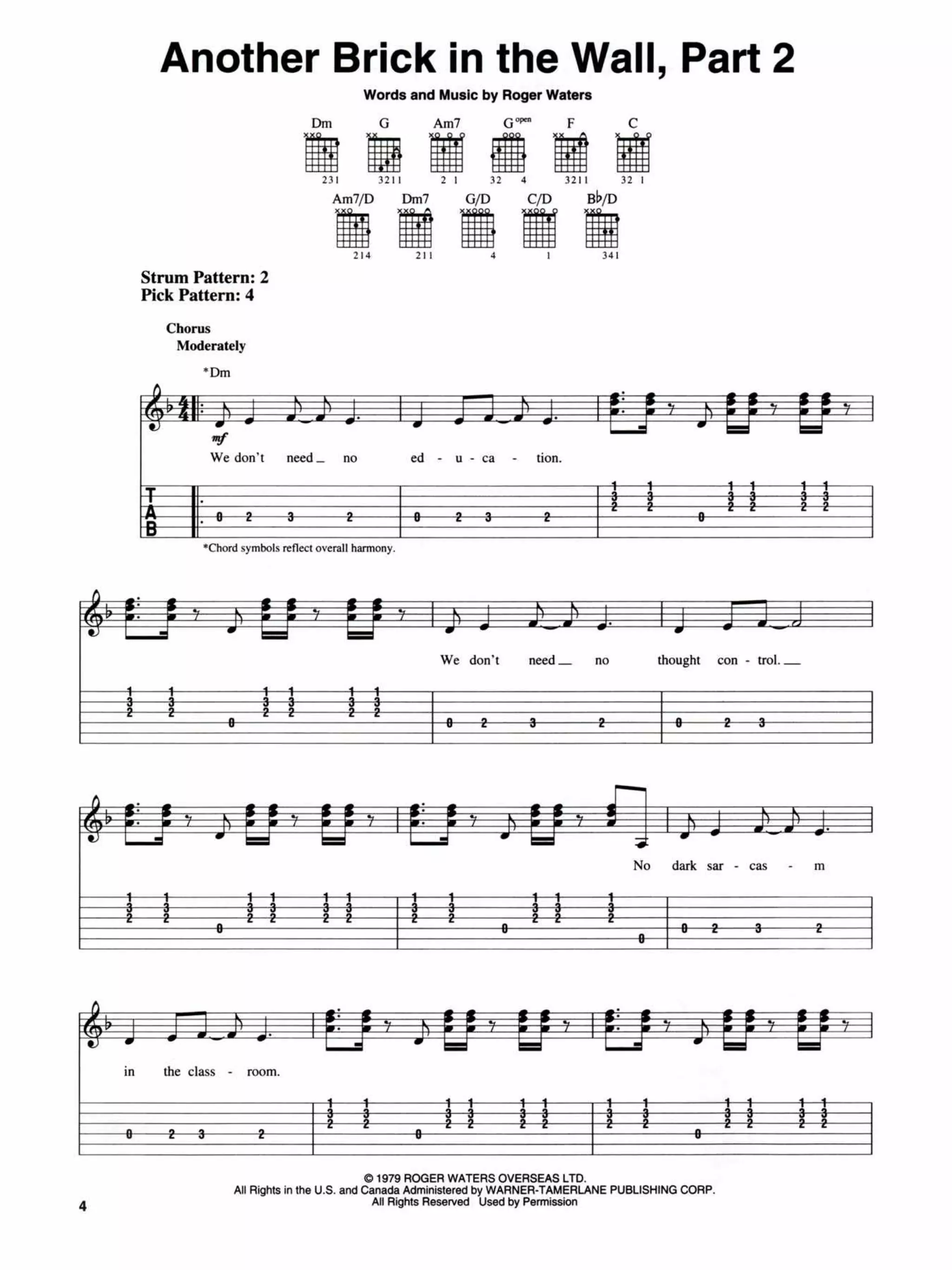 Pdfcoffee.com pink floyd-guitar-songbook-pdf-6-pdf-free | PDF