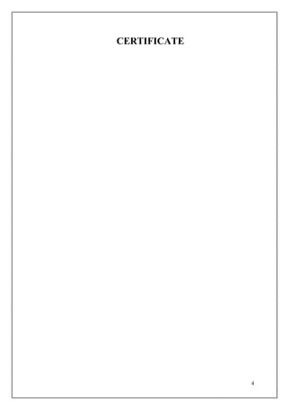 4
CERTIFICATE
 