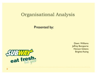 |   
Dawn Williams
Jeffrey Bonaparte
Henson Gittens
Brigitte Assing
Presented by:
 