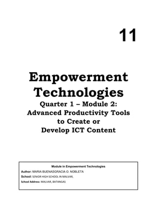 Empowerment Technology Module 2 Pdf pdfcoffee.com_empowerment-module-2-pdf-free.pdf
