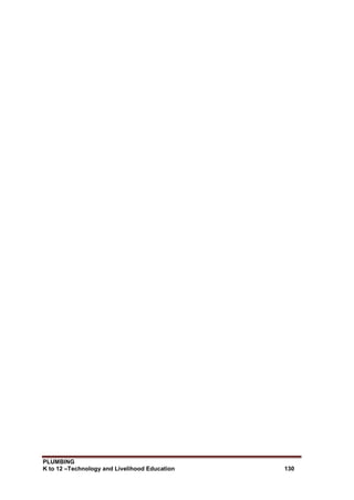 PLUMBING
K to 12 –Technology and Livelihood Education 130
 