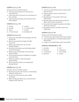 Answer of start up 6 - ingles book for students | PDF