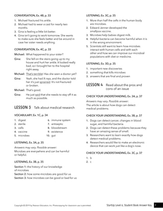Answer of start up 6 - ingles book for students | PDF