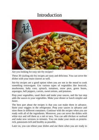 Pdf cookbook stir fried dishes   healthy stir fry recipe collection