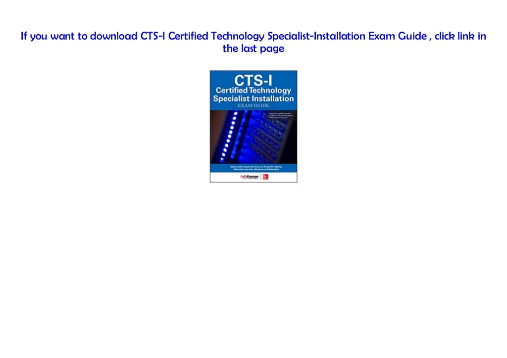 CTS-I PDF Demo