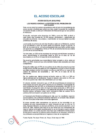 4444
EL ACOSO ESCOLAR
 