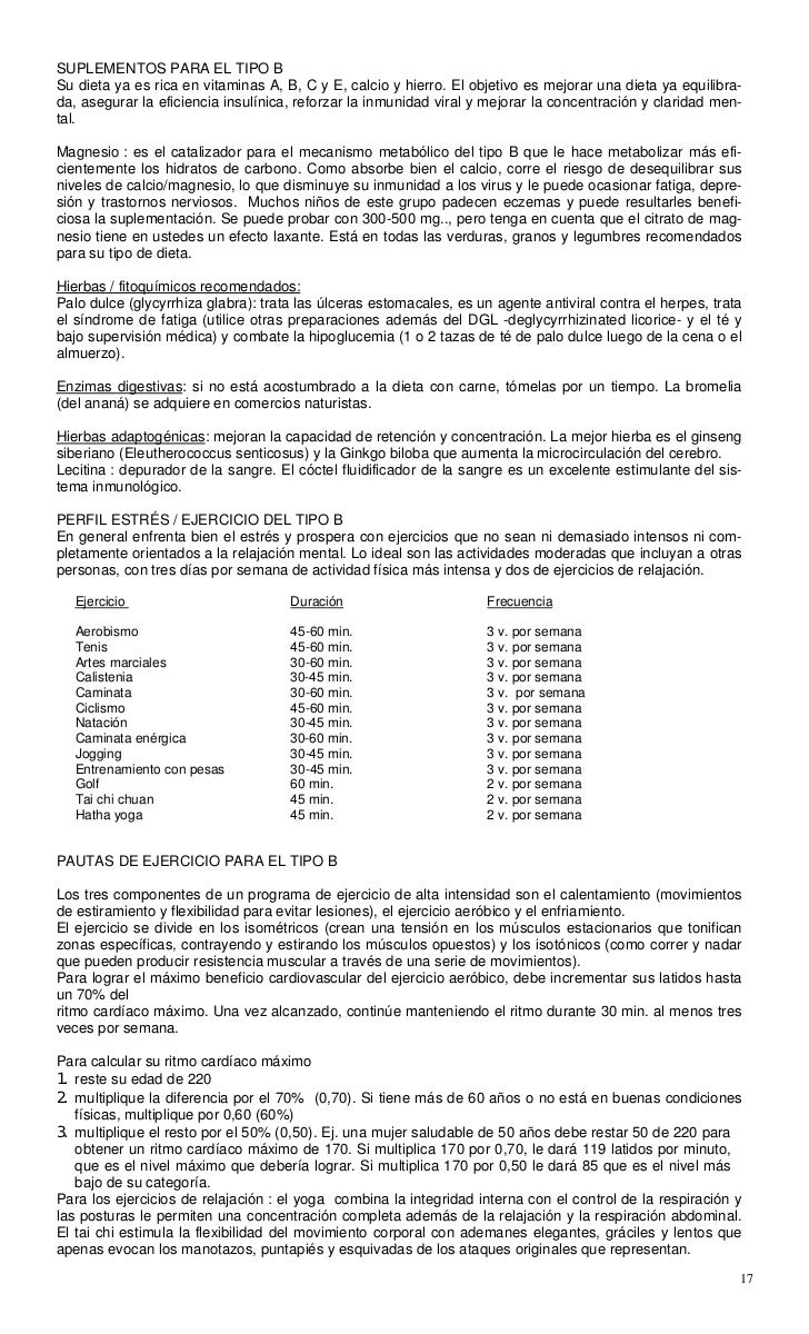 Pdf D Adamo Peter J Grupos Sanguineos Y Alimentacion Colesterol Hepat